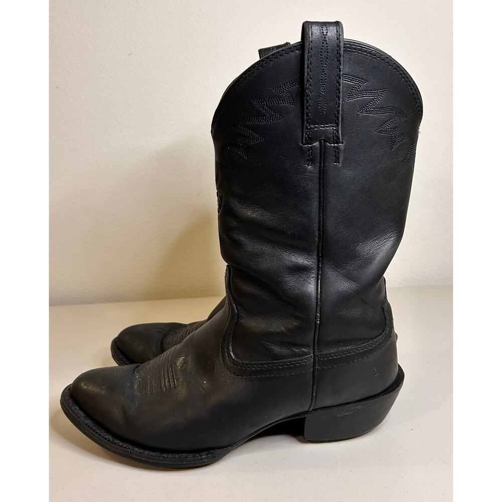 Ariat Men's Sedona Black Western Ranch Farm Cowboy Boots Size 9.5‎ EE (Wide) - Picture 6 of 15